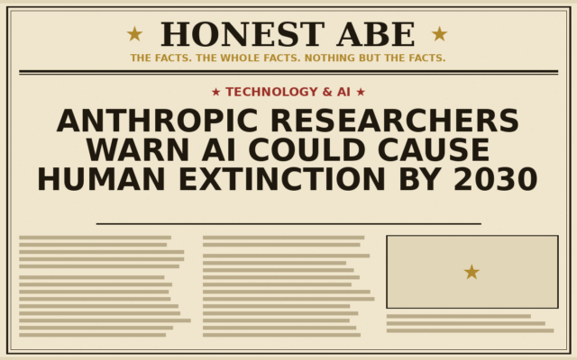 Anthropic Researchers Warn AI Could Cause Human Extinction by 2030