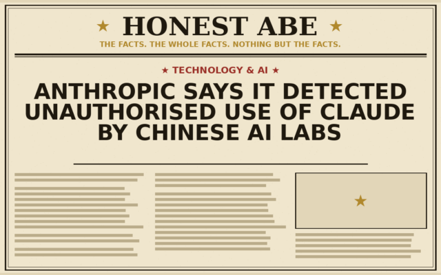 Anthropic Says It Detected Unauthorised Use of Claude by Chinese AI Labs