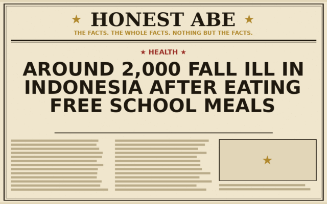Around 2,000 Fall Ill in Indonesia After Eating Free School Meals