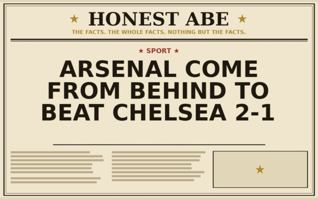 Arsenal Come From Behind to Beat Chelsea 2-1