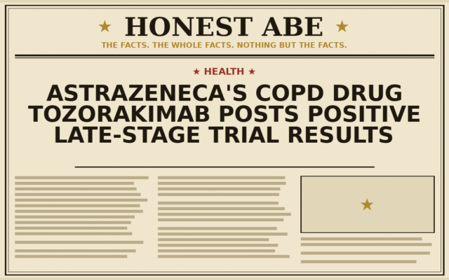 AstraZeneca’s COPD Drug Tozorakimab Posts Positive Late-Stage Trial Results