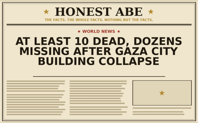 At Least 10 Dead, Dozens Missing After Gaza City Building Collapse