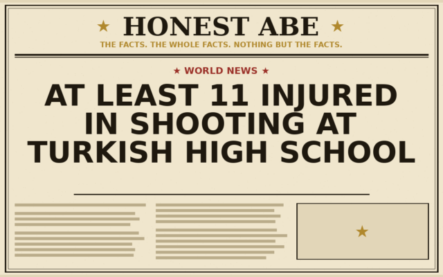 At Least 11 Injured in Shooting at Turkish High School
