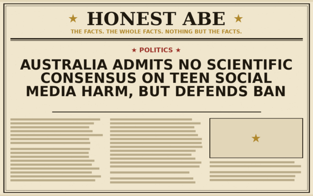 Australia Admits No Scientific Consensus on Teen Social Media Harm, But Defends Ban