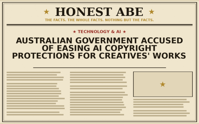 Australian Government Accused of Easing AI Copyright Protections for Creatives’ Works