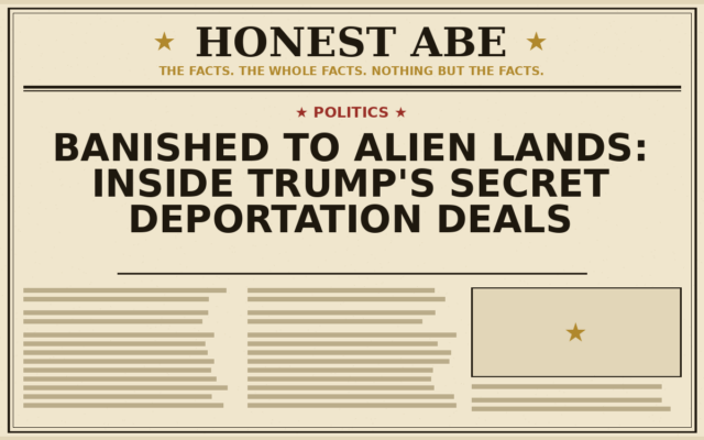 Banished to Alien Lands: Inside Trump’s Secret Deportation Deals