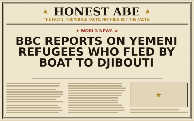 BBC Reports on Yemeni Refugees Who Fled by Boat to Djibouti
