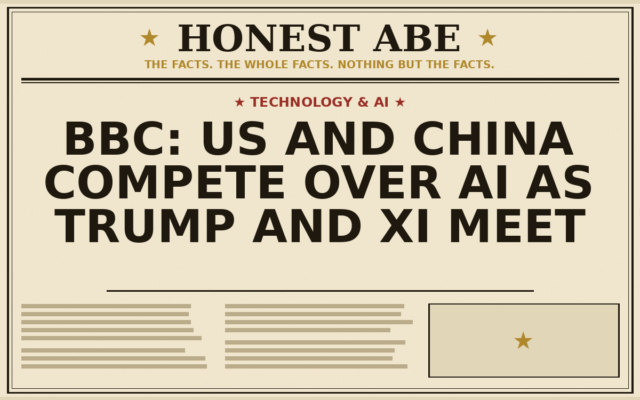 BBC: US and China Compete Over AI as Trump and Xi Meet
