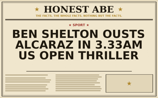 Ben Shelton Ousts Alcaraz in 3.33am US Open Thriller