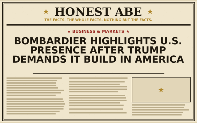 Bombardier Highlights U.S. Presence After Trump Demands It Build in America