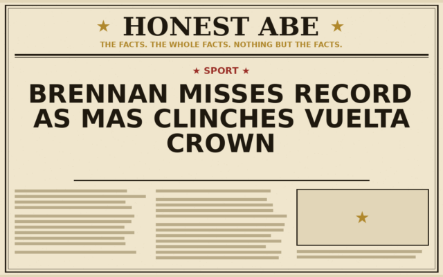 Brennan misses record as Mas clinches Vuelta crown