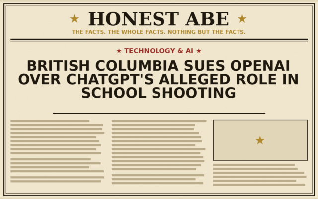 British Columbia Sues OpenAI Over ChatGPT’s Alleged Role in School Shooting