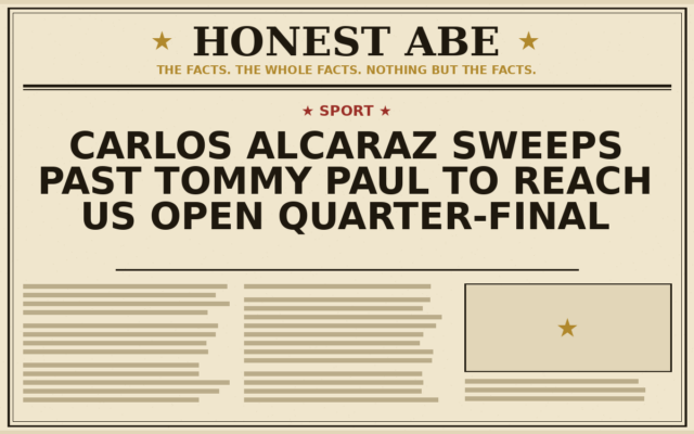 Carlos Alcaraz Sweeps Past Tommy Paul to Reach US Open Quarter-Final
