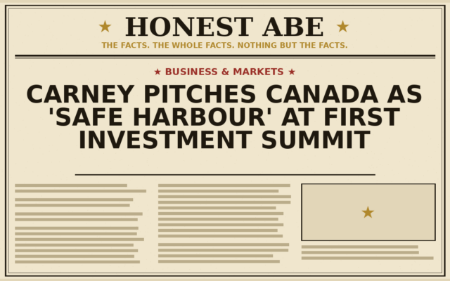 Carney Pitches Canada as ‘Safe Harbour’ at First Investment Summit
