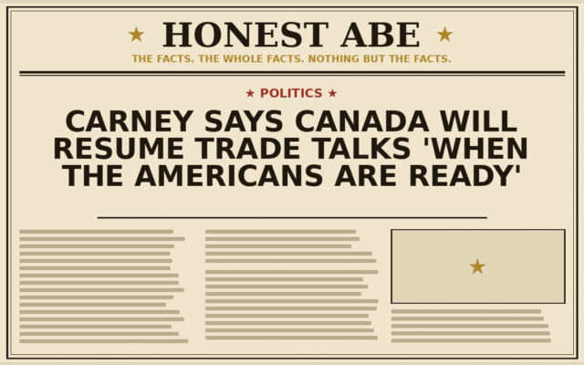 Carney Says Canada Will Resume Trade Talks ‘When the Americans Are Ready’