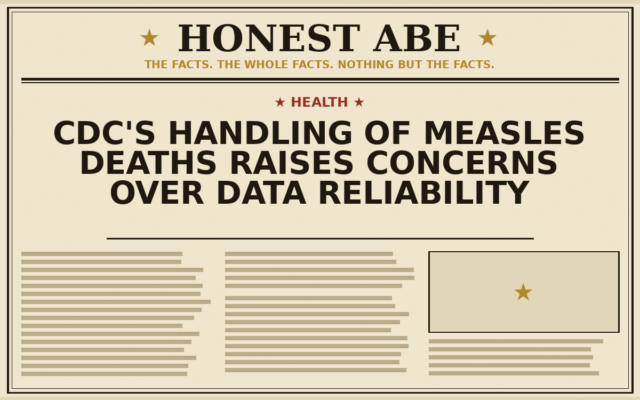 CDC’s Handling of Measles Deaths Raises Concerns Over Data Reliability