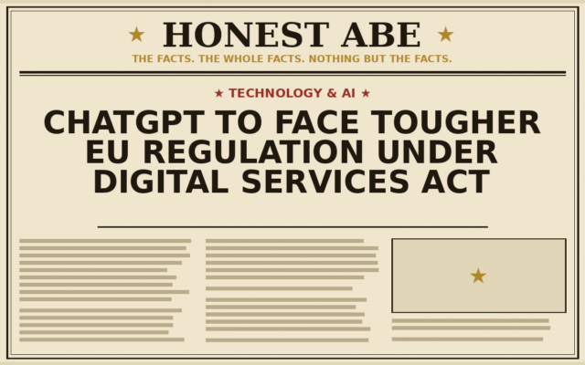 ChatGPT to Face Tougher EU Regulation Under Digital Services Act
