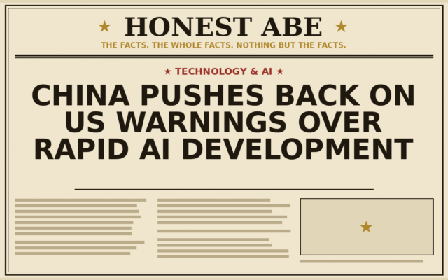 China Pushes Back on US Warnings Over Rapid AI Development