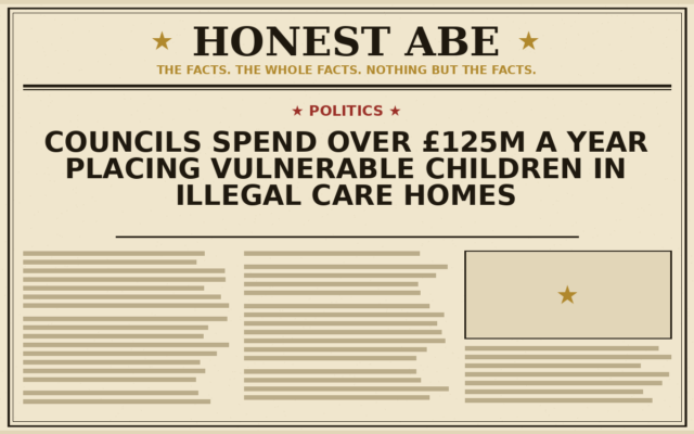 Councils Spend Over £125m a Year Placing Vulnerable Children in Illegal Care Homes