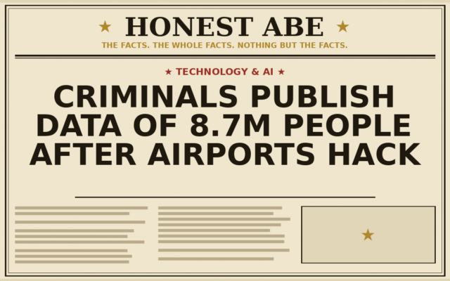 Criminals Publish Data of 8.7m People After Airports Hack