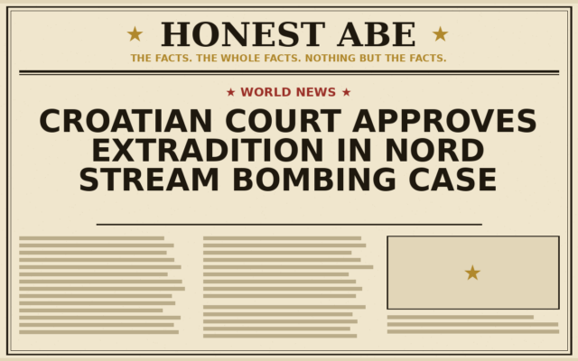 Croatian Court Approves Extradition in Nord Stream Bombing Case