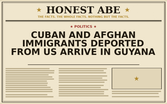 Cuban and Afghan Immigrants Deported From US Arrive in Guyana