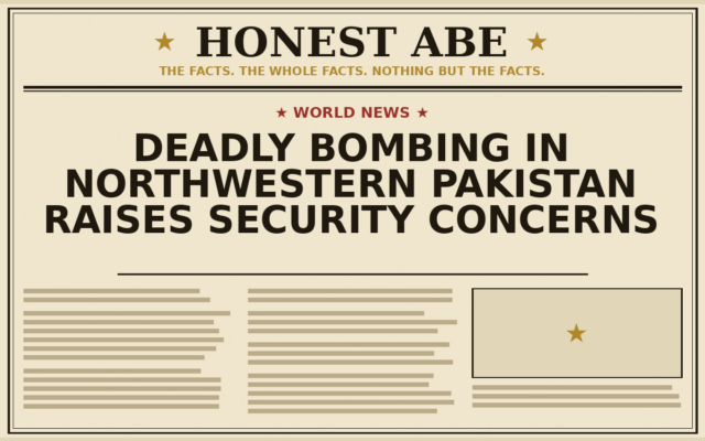 Deadly Bombing in Northwestern Pakistan Raises Security Concerns