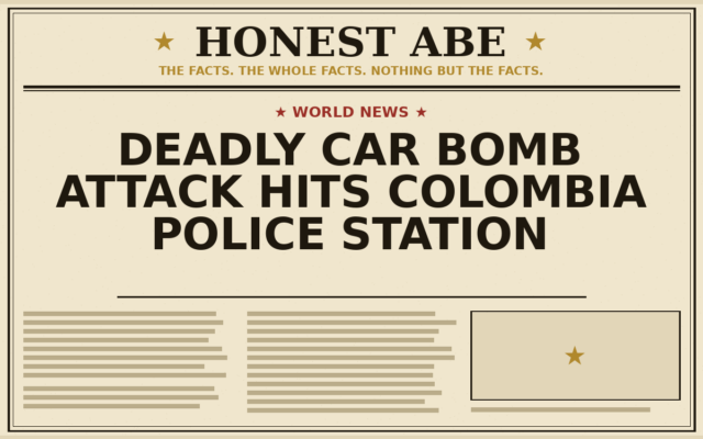Deadly Car Bomb Attack Hits Colombia Police Station