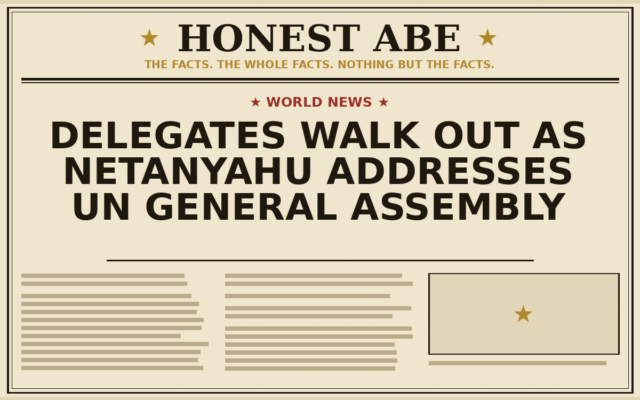 Delegates Walk Out as Netanyahu Addresses UN General Assembly
