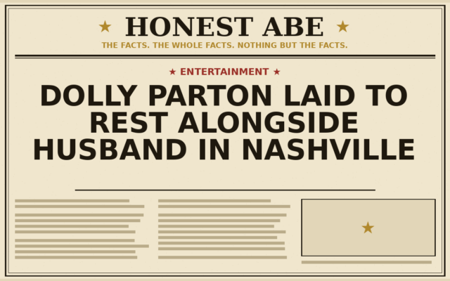 Dolly Parton Laid to Rest Alongside Husband in Nashville