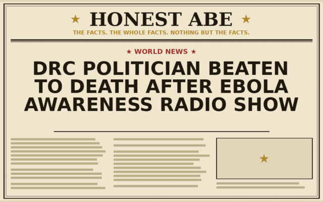 DRC Politician Beaten to Death After Ebola Awareness Radio Show