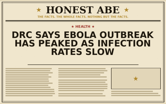 DRC Says Ebola Outbreak Has Peaked as Infection Rates Slow