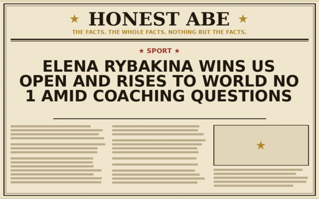 Elena Rybakina Wins US Open and Rises to World No 1 Amid Coaching Questions