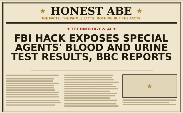 FBI Hack Exposes Special Agents’ Blood and Urine Test Results, BBC Reports