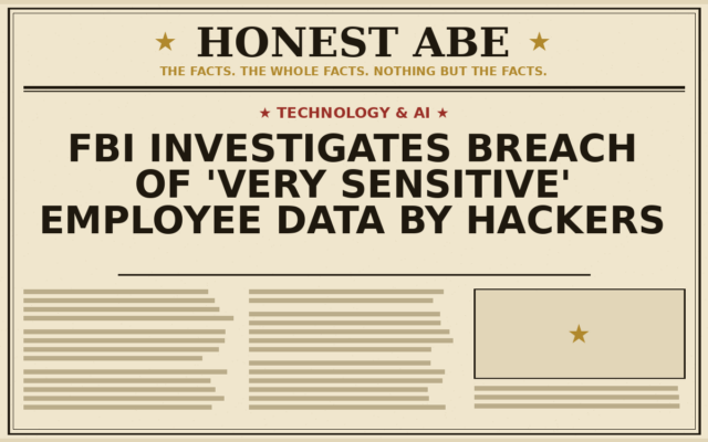 FBI Investigates Breach of ‘Very Sensitive’ Employee Data by Hackers