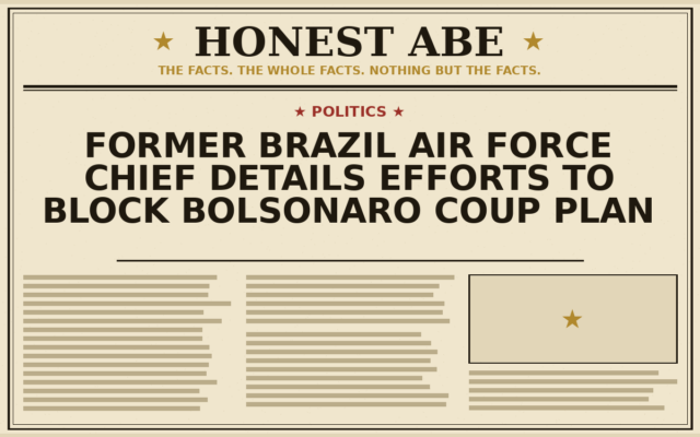 Former Brazil Air Force Chief Details Efforts to Block Bolsonaro Coup Plan