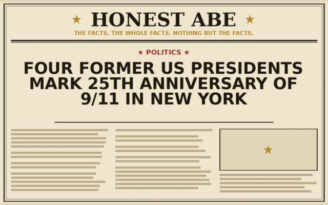 Four Former US Presidents Mark 25th Anniversary of 9/11 in New York