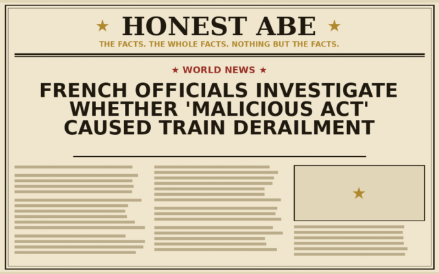 French Officials Investigate Whether ‘Malicious Act’ Caused Train Derailment