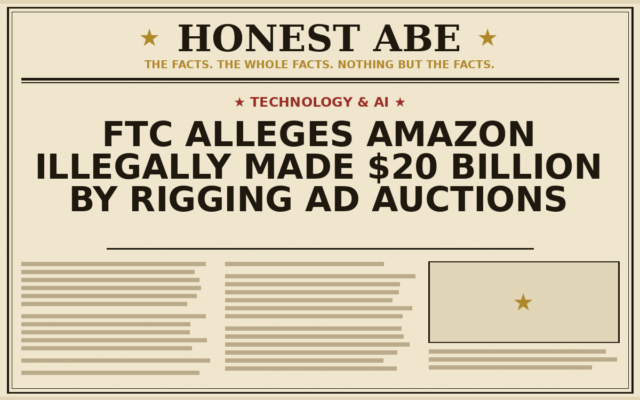 FTC Alleges Amazon Illegally Made $20 Billion by Rigging Ad Auctions