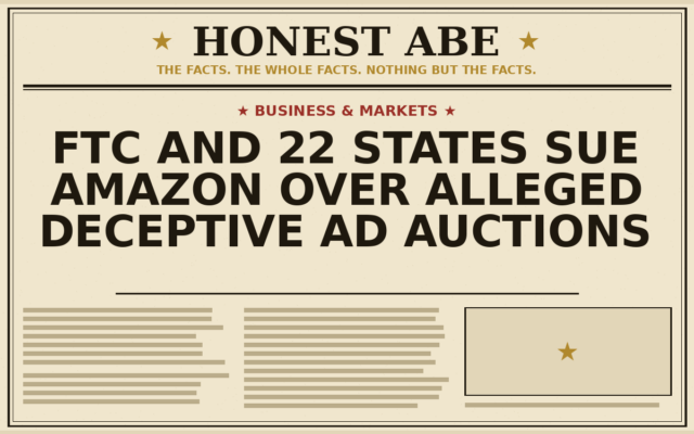 FTC and 22 States Sue Amazon Over Alleged Deceptive Ad Auctions