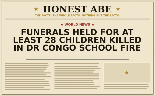 Funerals Held for at Least 28 Children Killed in DR Congo School Fire