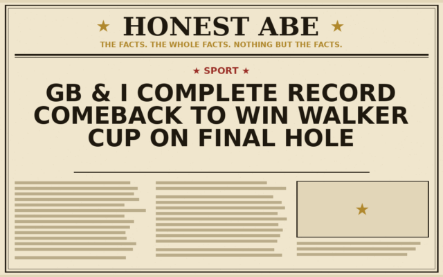 GB & I Complete Record Comeback to Win Walker Cup on Final Hole