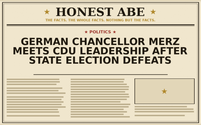 German Chancellor Merz Meets CDU Leadership After State Election Defeats