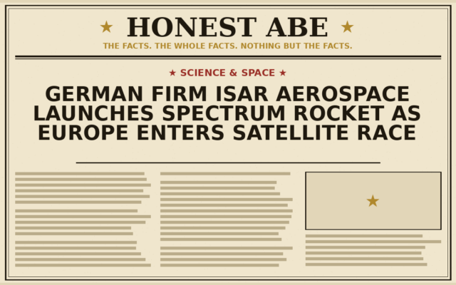 German Firm Isar Aerospace Launches Spectrum Rocket as Europe Enters Satellite Race