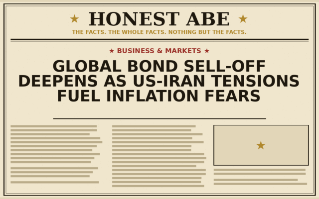 Global Bond Sell-Off Deepens as US-Iran Tensions Fuel Inflation Fears