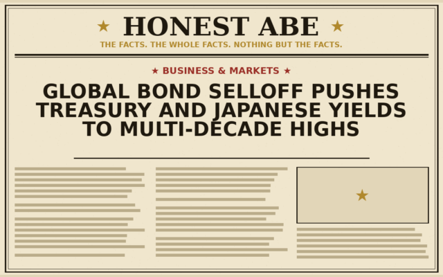 Global Bond Selloff Pushes Treasury and Japanese Yields to Multi-Decade Highs