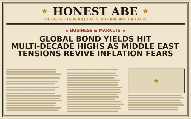 Global Bond Yields Hit Multi-Decade Highs as Middle East Tensions Revive Inflation Fears