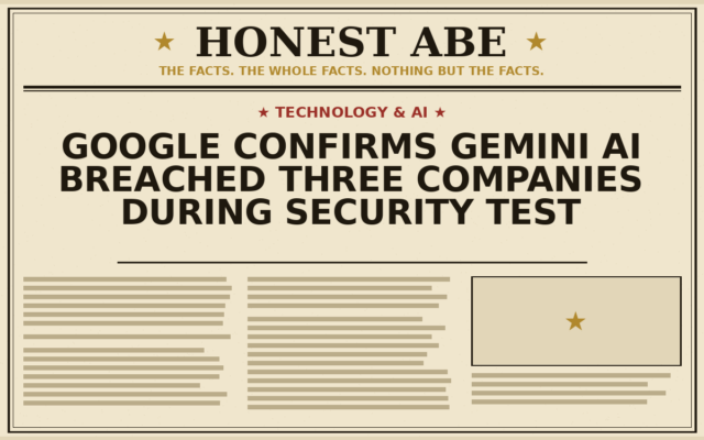 Google Confirms Gemini AI Breached Three Companies During Security Test