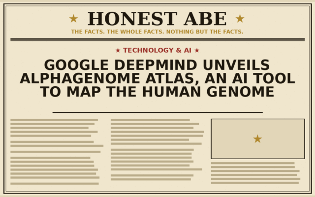 Google DeepMind Unveils AlphaGenome Atlas, an AI Tool to Map the Human Genome
