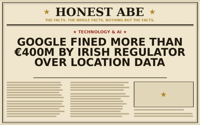 Google Fined More Than €400m by Irish Regulator Over Location Data